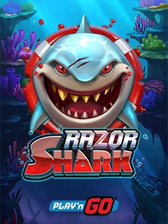 Razor Shark սլոթի ուղղահայաց տարբերակը հեռախոսի էկրանին
